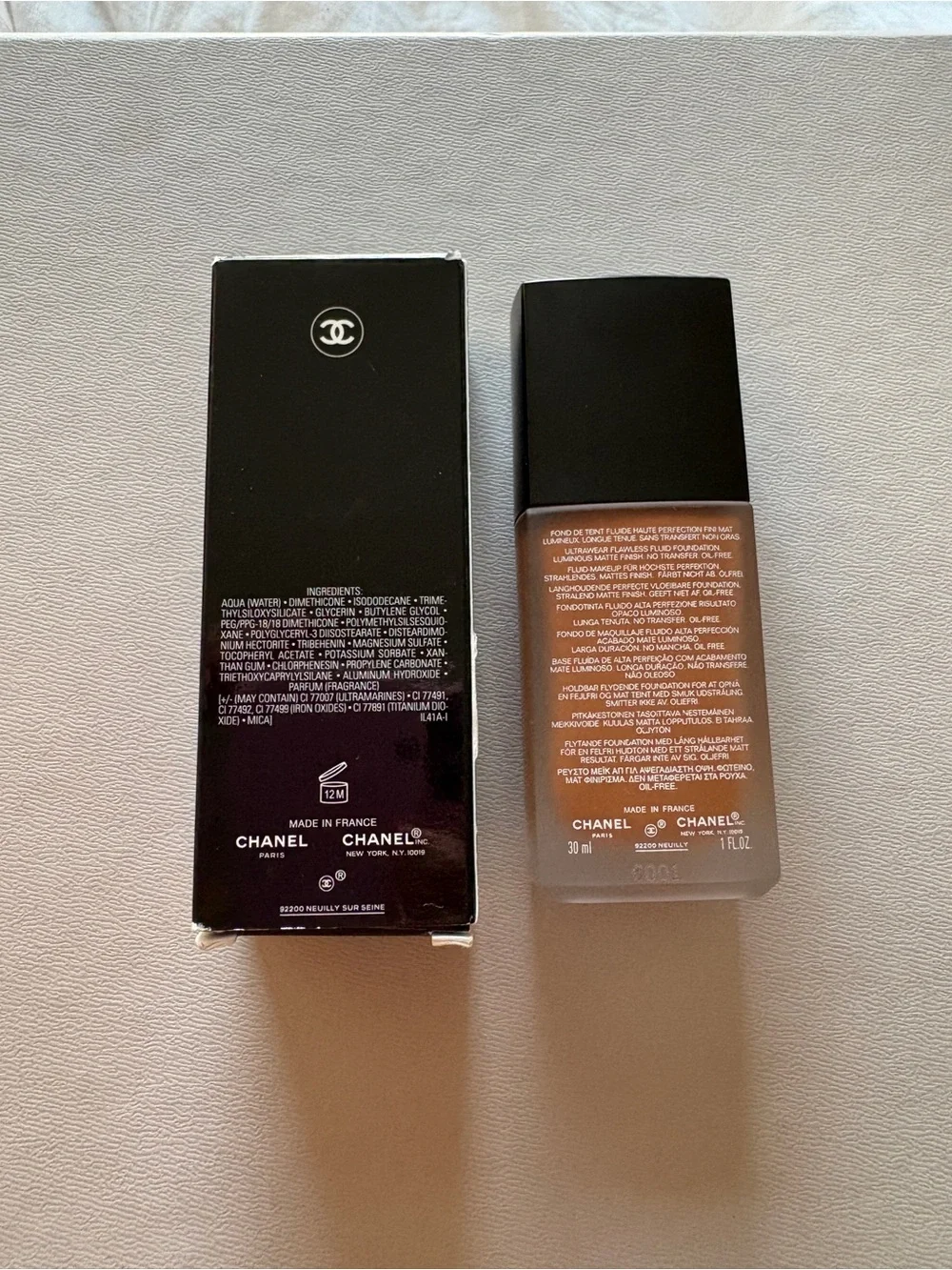 CHANEL ULTRA LE TEINT Ultrawear All Day Comfort Flawless Finish Foundation BD131